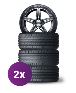 Dvě sady pneumatik Nexen Tire